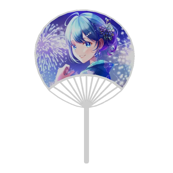 水乃あまねのうちわ『君と過ごす、ひと夏の夜』