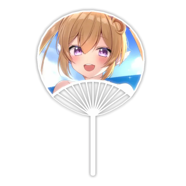 ルルナのうちわ