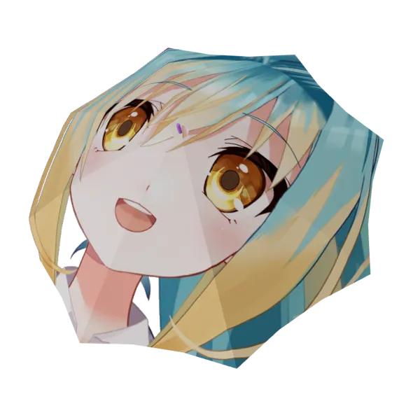 明色ぴかりの相合傘